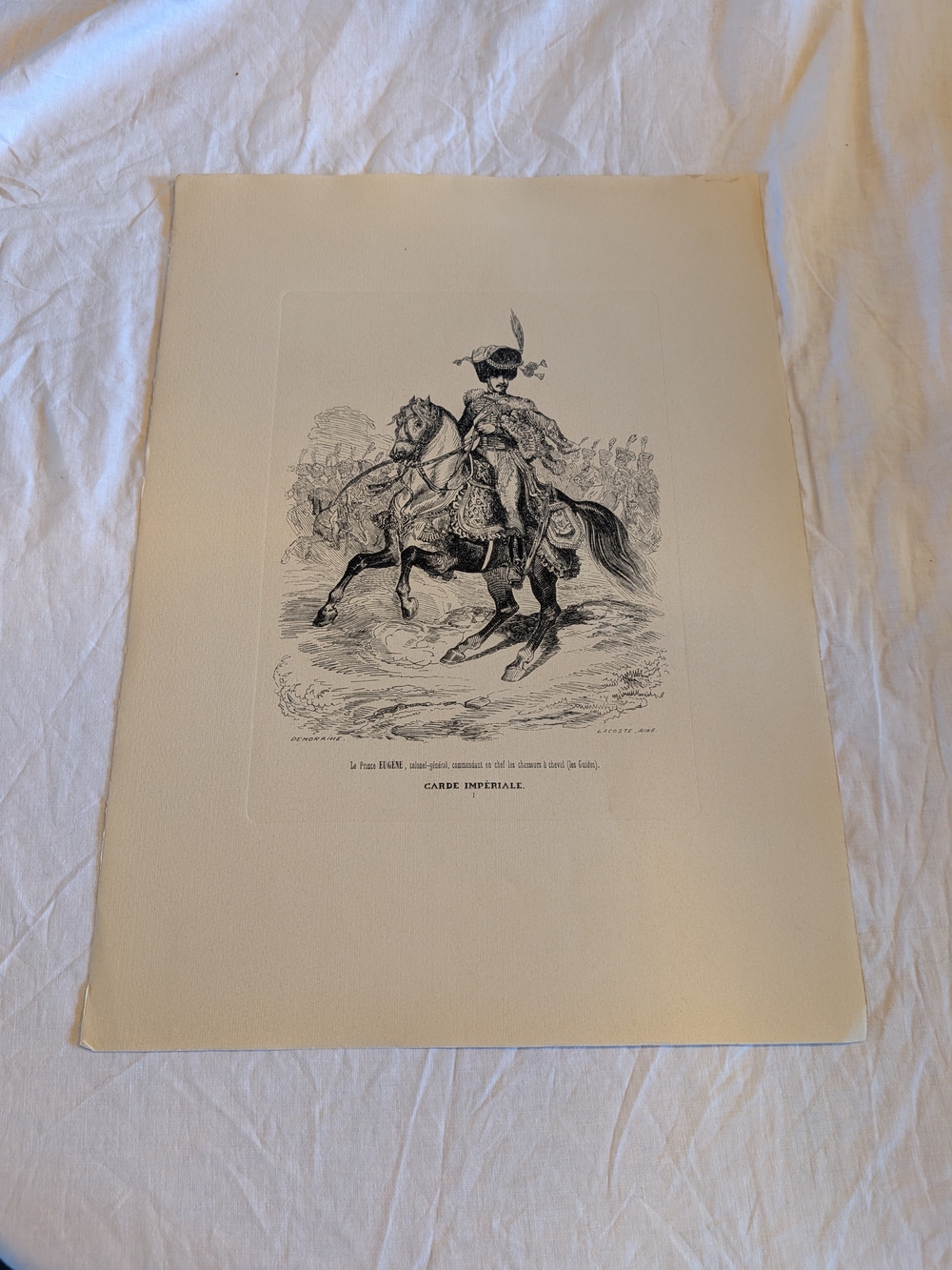 2/40$ Vintage Black and Cream Equestrian Print Wall Art